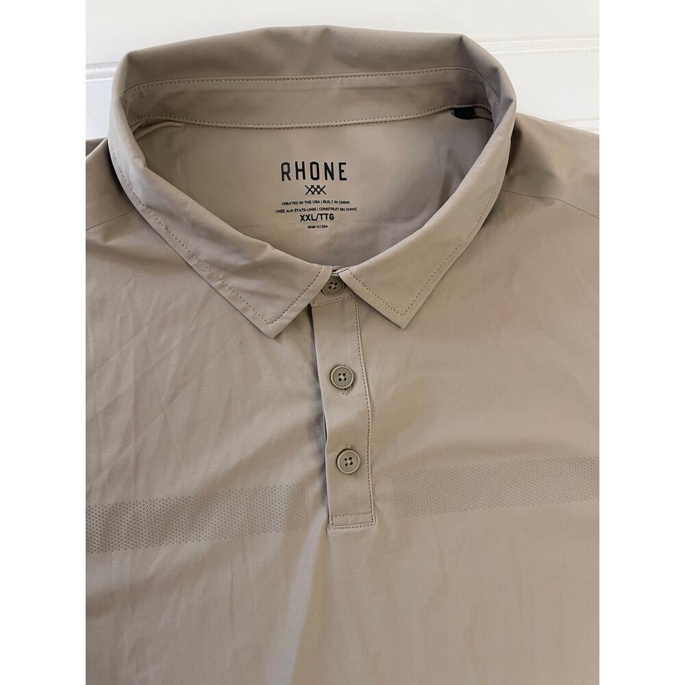 NWOT Rhone Tech Performance Polo Shirt Golf Activewear - Size Men's XXL
